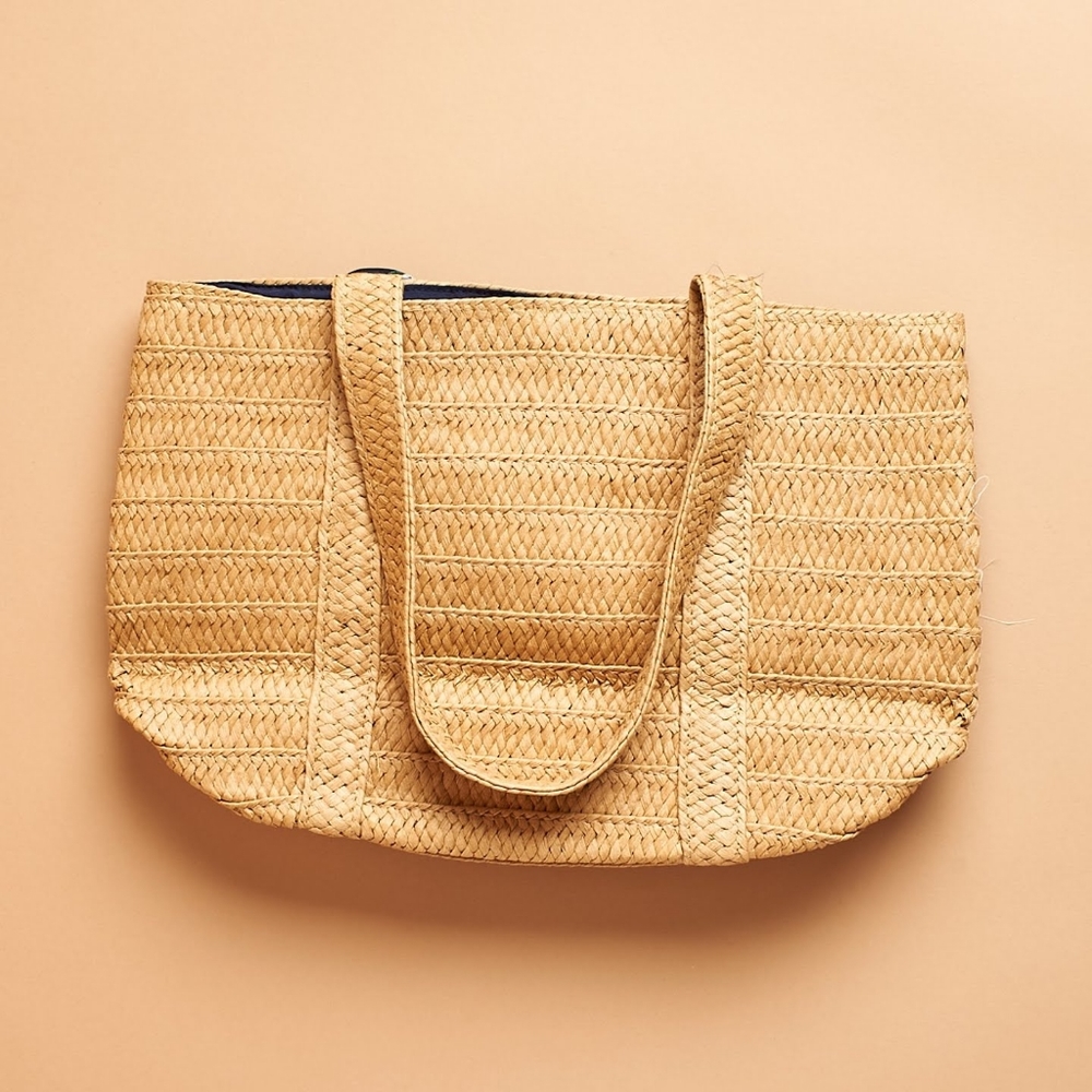 🆕 SALE Draper James Straw Bag with Floral Scarf - Picture 11 of 12